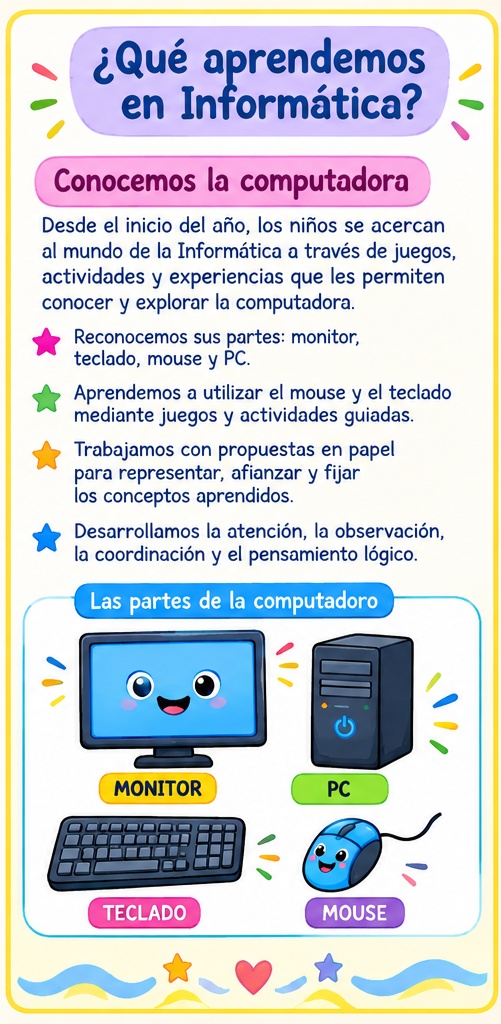 ¿Qué aprendemos en informática?