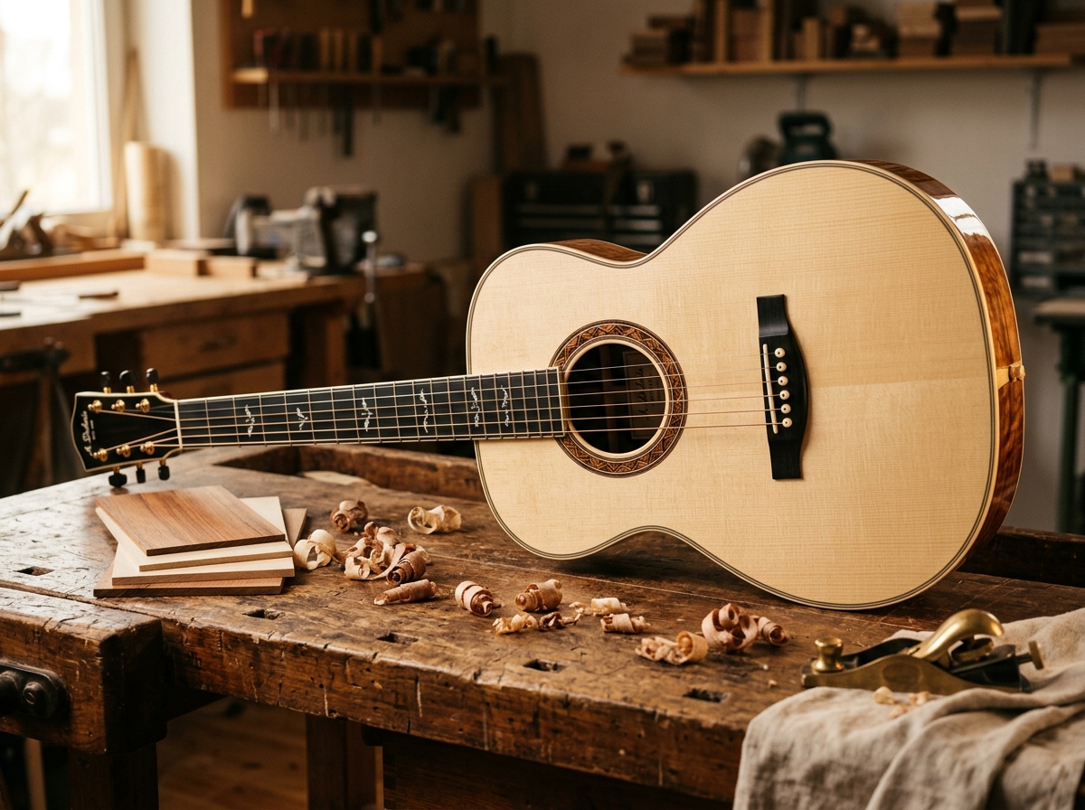 Guitarra acústica de concierto artesanal Fabián Slezak